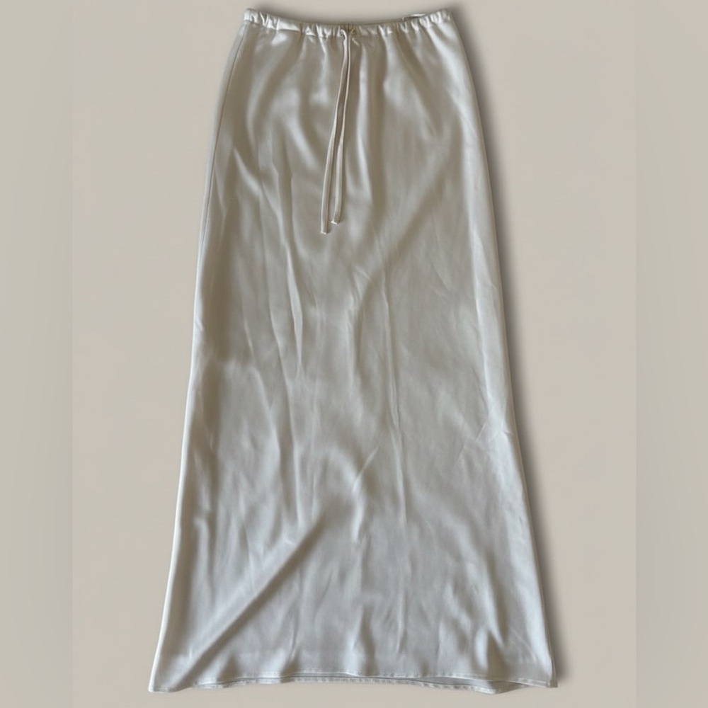 WAYF Satin Maxi Skirt